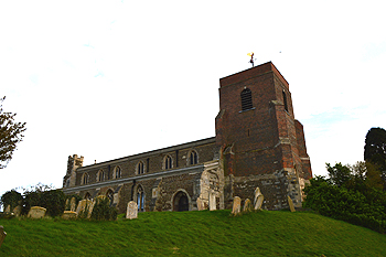 The church from the north-west March 2014